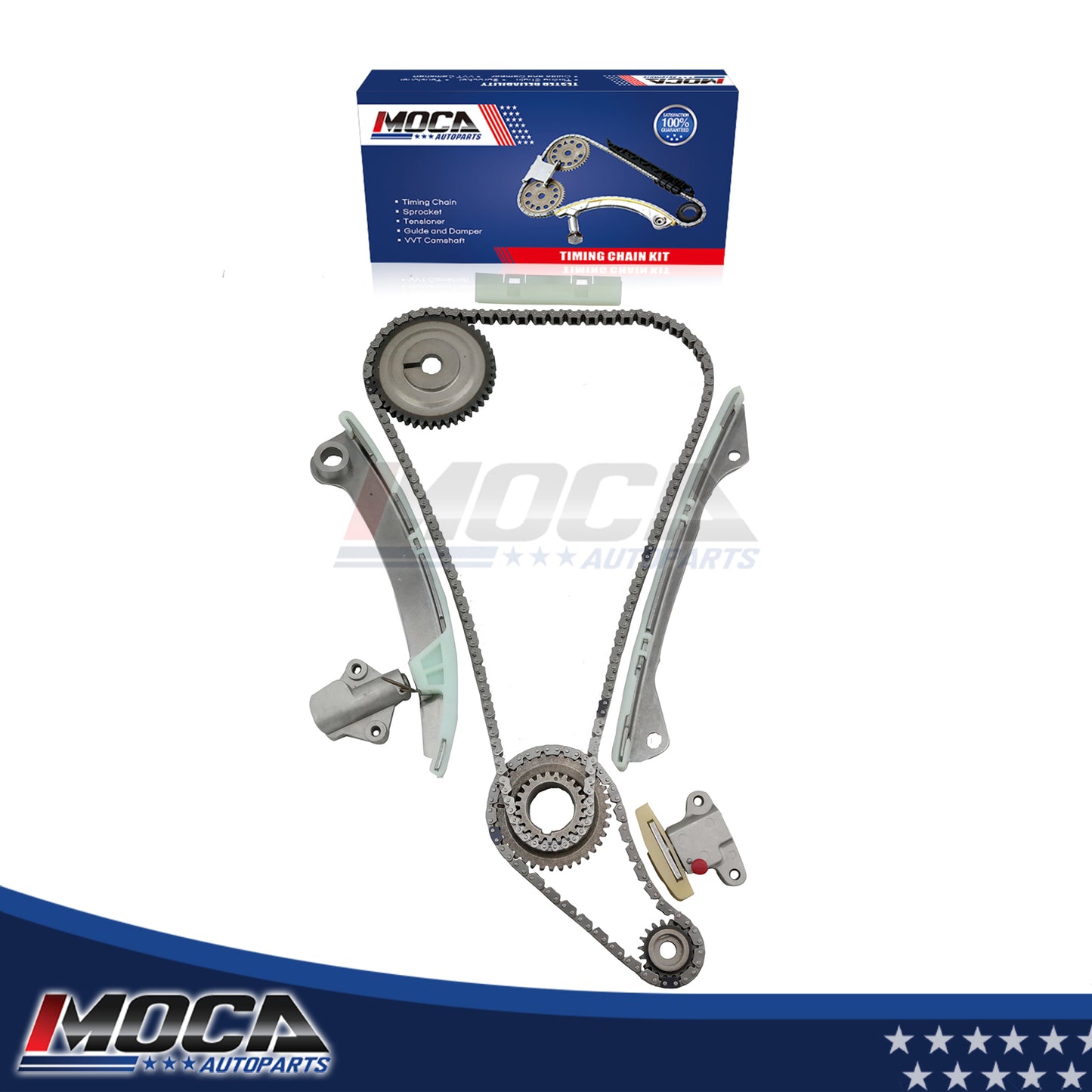 Kit de cadena de distribución compatible con Nissan Cube, Sentra, Versa MR18DE, MR20DE (1.8L y 2.0L) 2007-2009