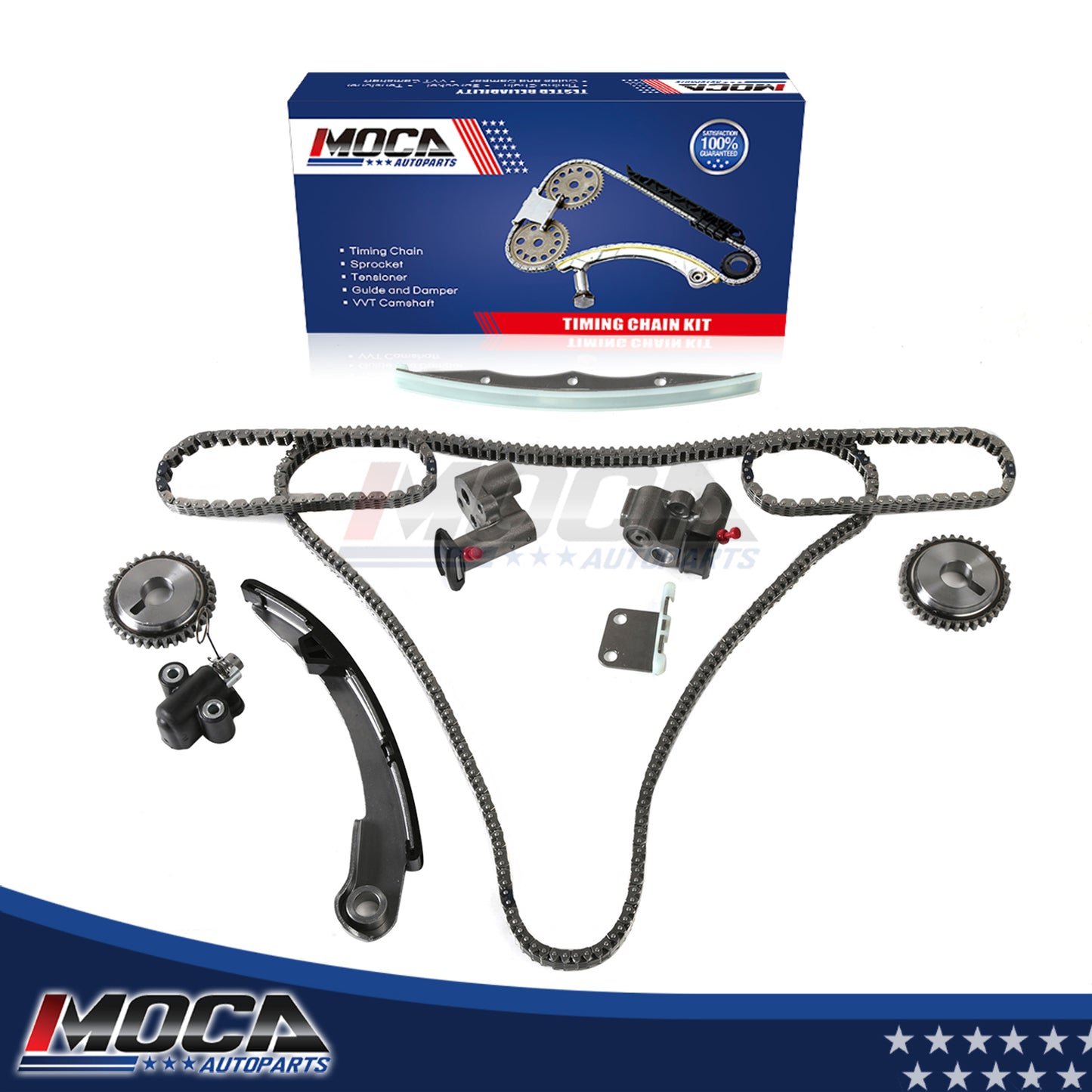 Kit de cadena de distribución 2004-2009 compatible con Nissan Altima Quest Maxima 3.5L V6 DOHC 24V