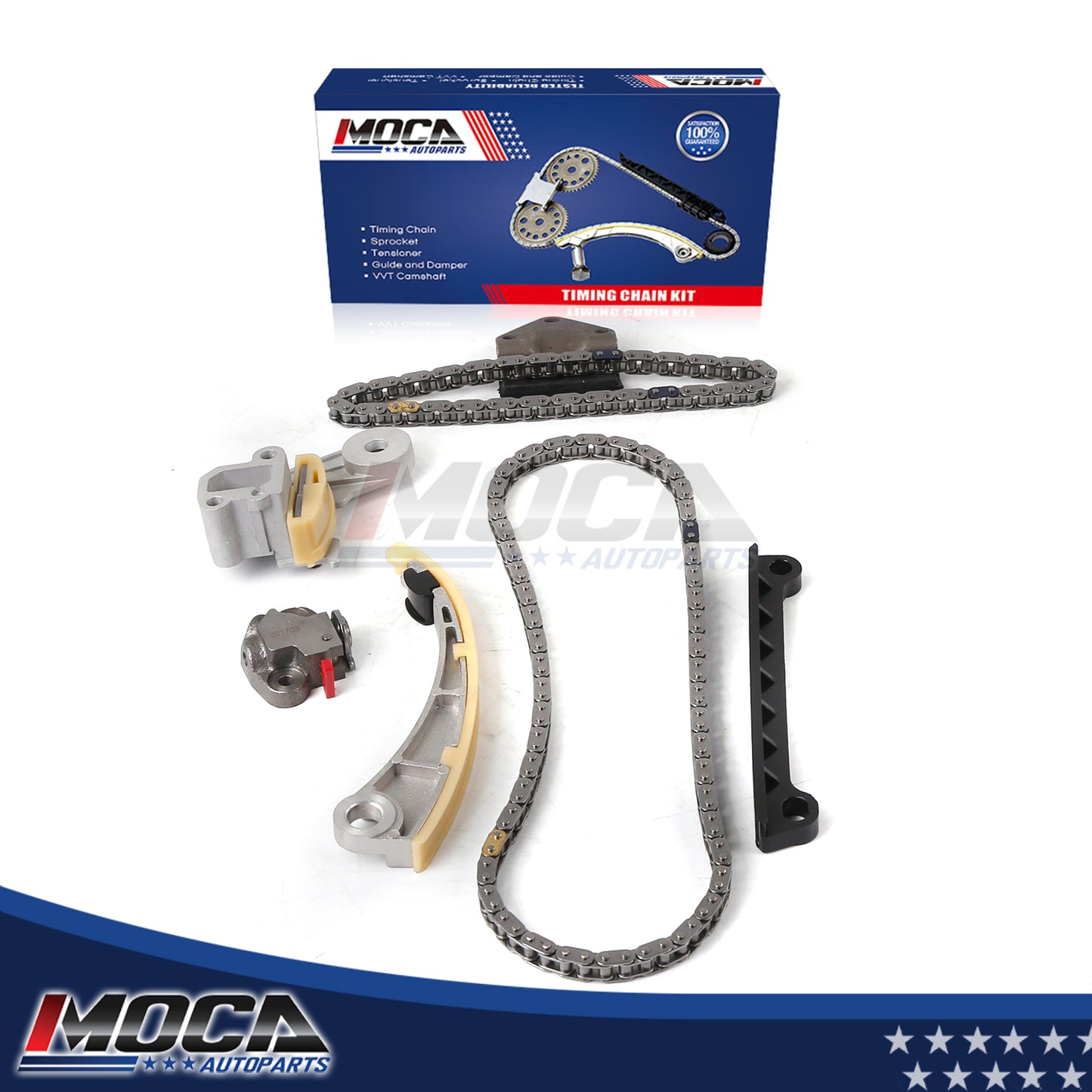 Kit de cadena de distribución compatible con Suzuki SX4, Aerio, Esteem, Chevy Tracker (modelos 06-09, J18A, J20A y J23A)
