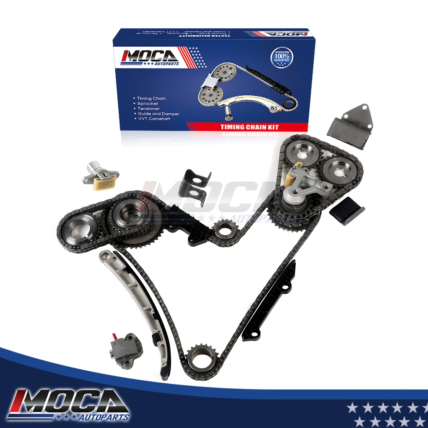 Kit de cadena de distribución compatible con Suzuki Grand Vitara 2.7L V6 24v H27A DOHC 2006-2008