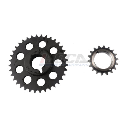 Kit de cadena de distribución con engranajes para camioneta Toyota 4Runner 22RE 22REC 2.4L (1985-1995)