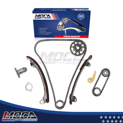 Kit de cadena de distribución compatible con Toyota Camry RAV4 Scion tC xB 2.0L 2.4L 1AZFE 2AZFE 01-15