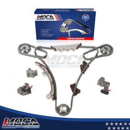 Kit de cadena de distribución compatible con Infiniti I35 Nissan Pathfinder 3.5L DOHC 24v VQ35DE 01-04