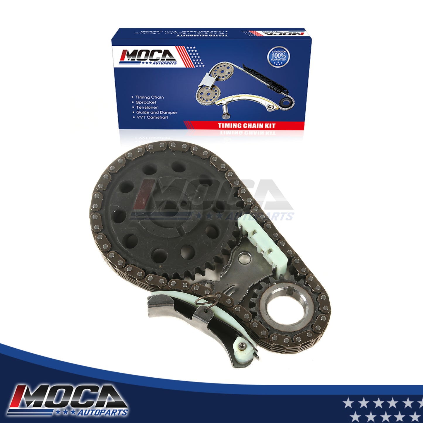 Kit de cadena de distribución compatible con Buick Chevrolet Oldsmobile Ohv 8v Vortec 2.0L 2.2L 87-93