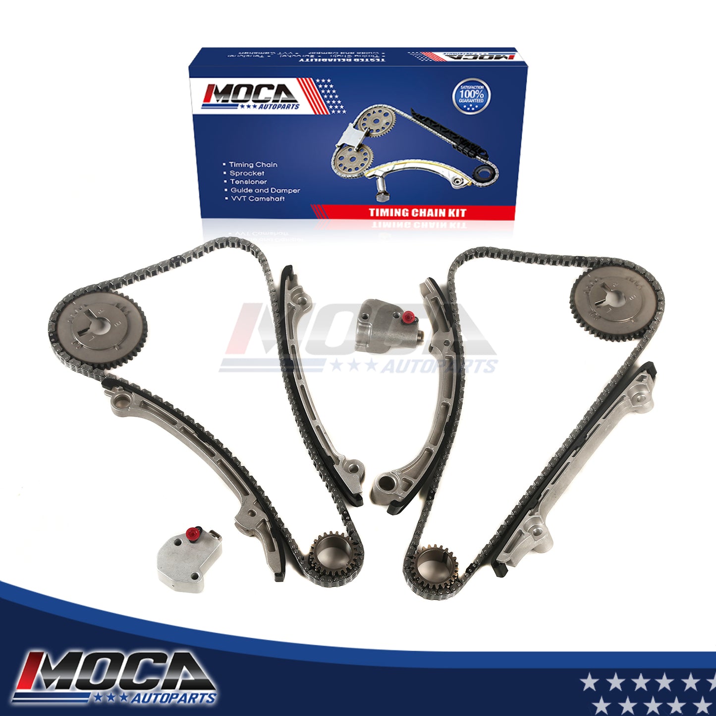 Kit de cadena de distribución compatible con Infiniti Q45 FX45 M45 4.5L V8 DOHC 32V VK45DE 02-10 NUEVO