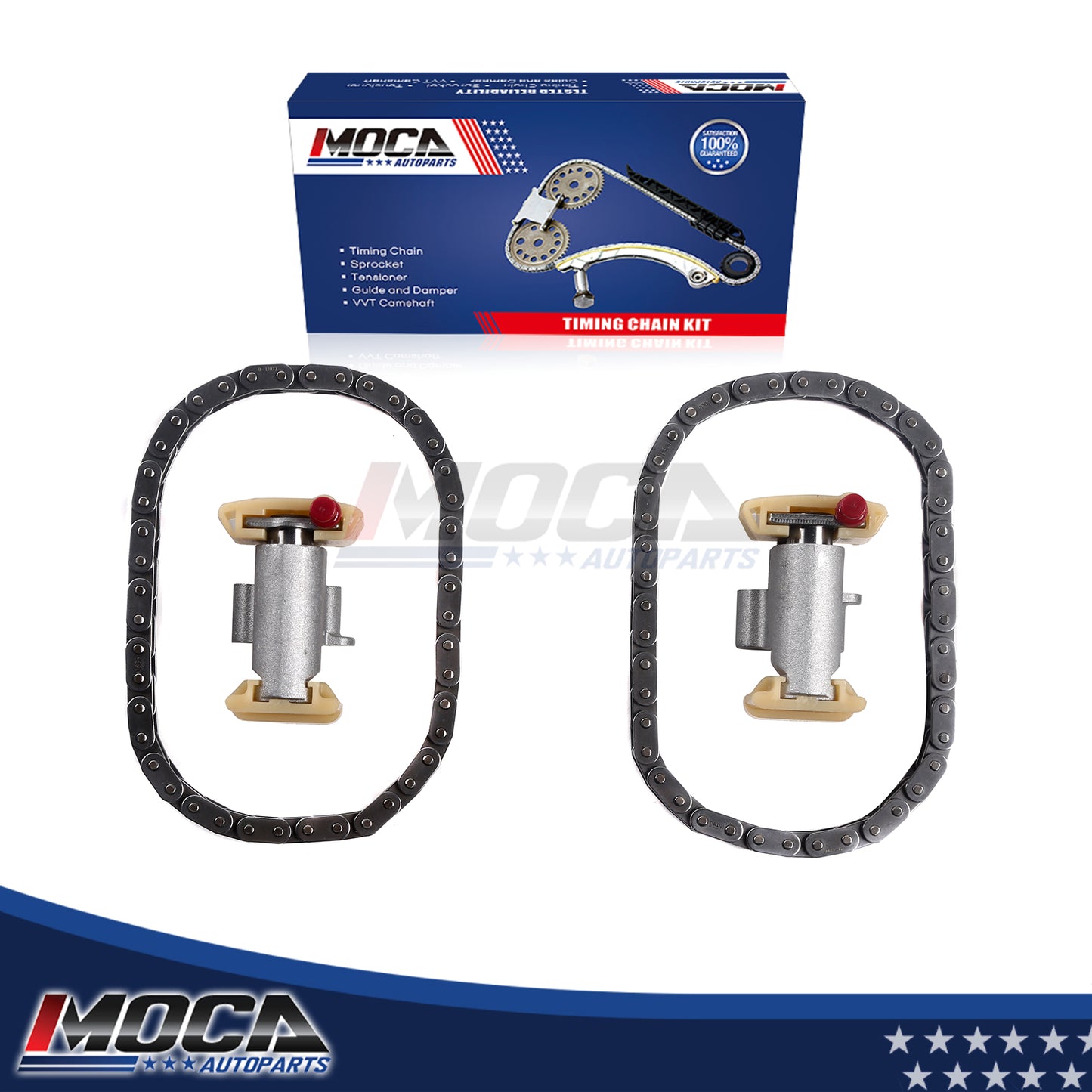 Kit de cadena de distribución compatible con Jaguar Vanden Ford Thunderbird Land Rover 4.0L 4.2L 97-10