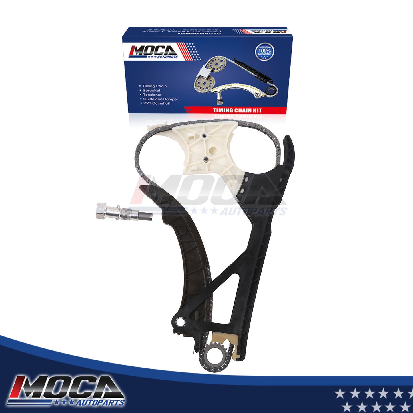 Kit de cadena de distribución compatible con BMW 435i, 535i, 640i xDrive M2, M4, X6, 335i, 328i y X5 3.0L, años 06 a 17