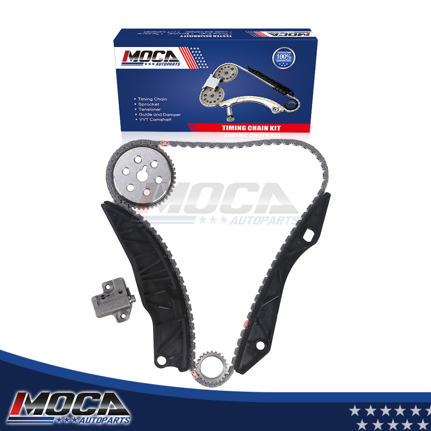 Kit de cadena de distribución compatible con Kia Soul Base Hatchback 1.6L L4 DOHC 2010-2011