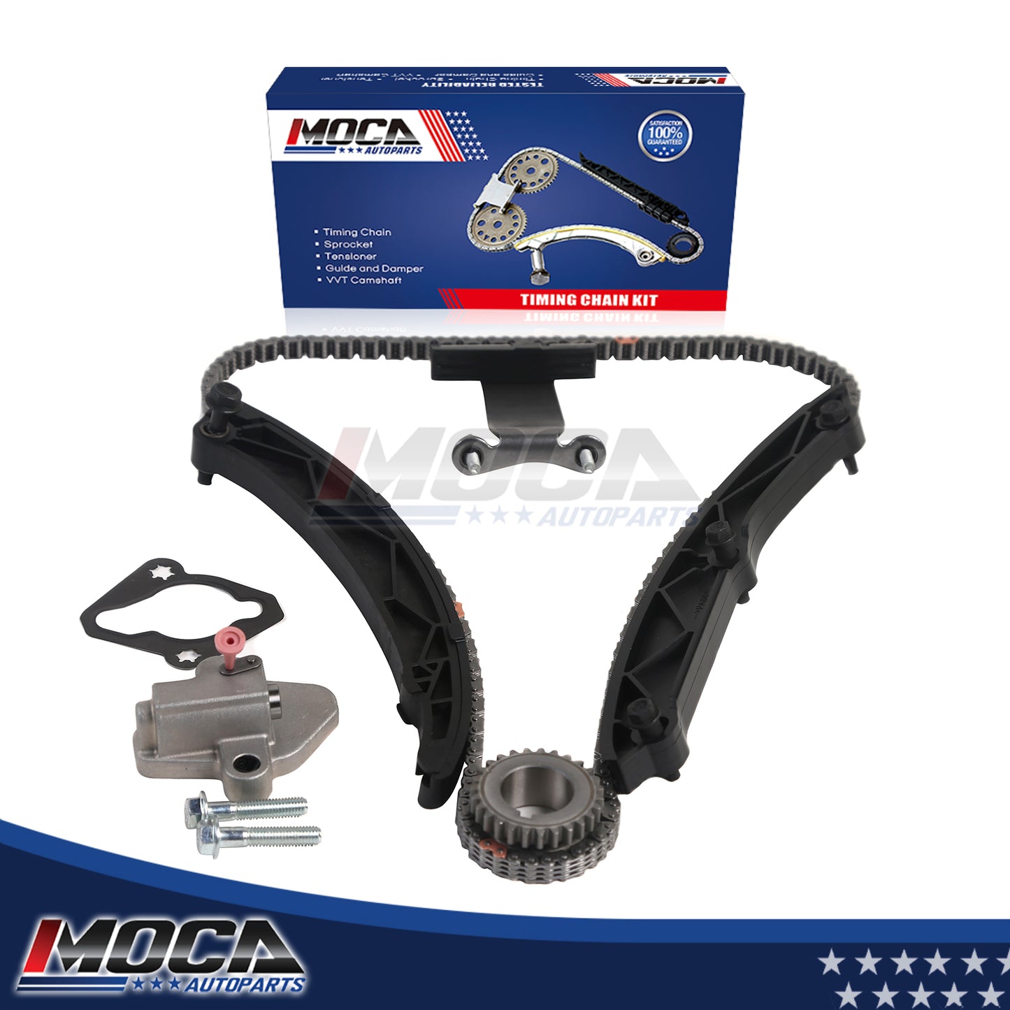 Kit de cadena de distribución compatible con Buick Chevrolet Cruze 1.4L 1.5L DOHC Turboalimentado de 15 a 17