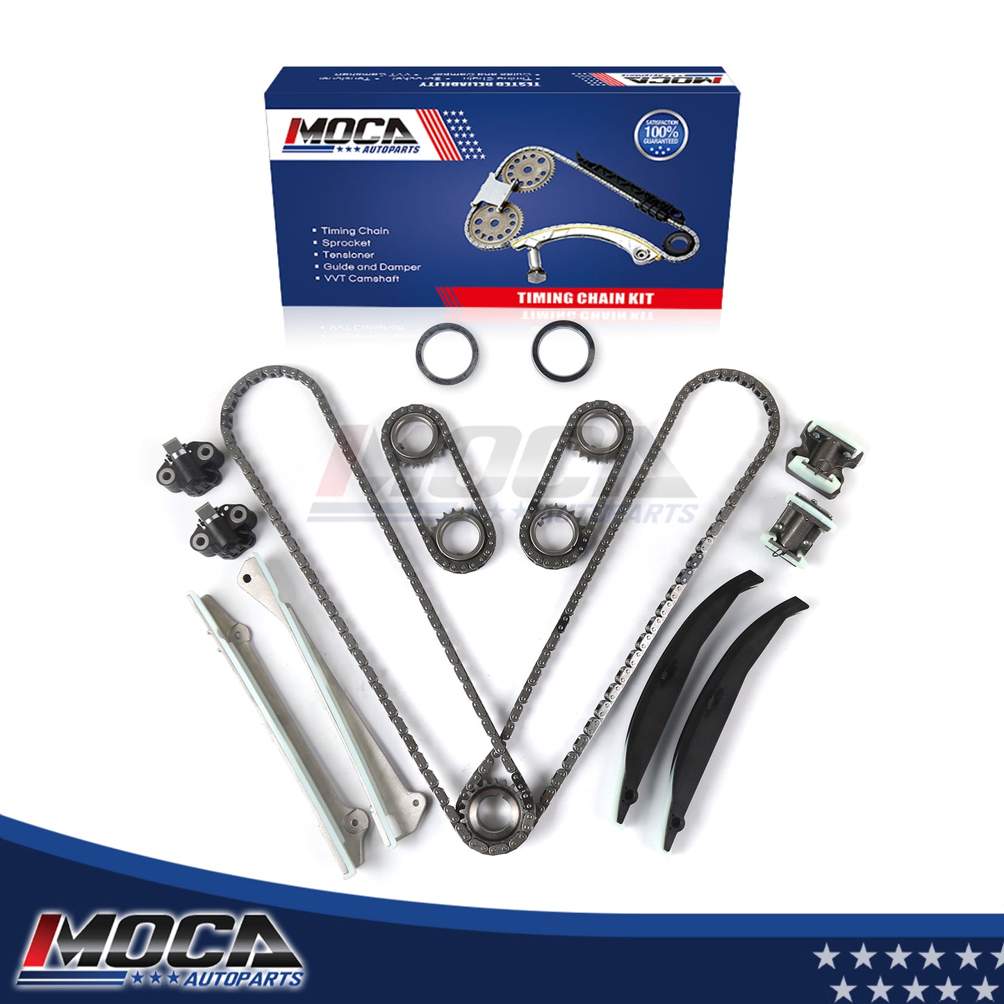 Kit de cadena de distribución compatible con Lincoln Navigator Blackwood V8 5.4L DOHC 32V 99-04
