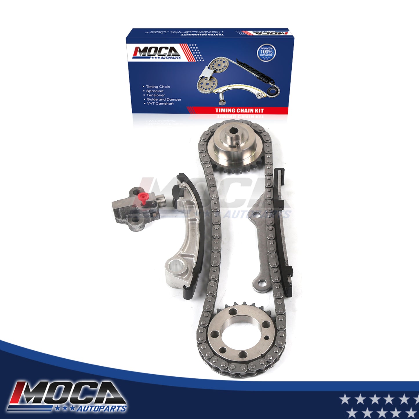 Kit de cadena de distribución compatible con Nissan Cabstar, Navara, Interstar, Atleon 3.0L DOHC 99-10