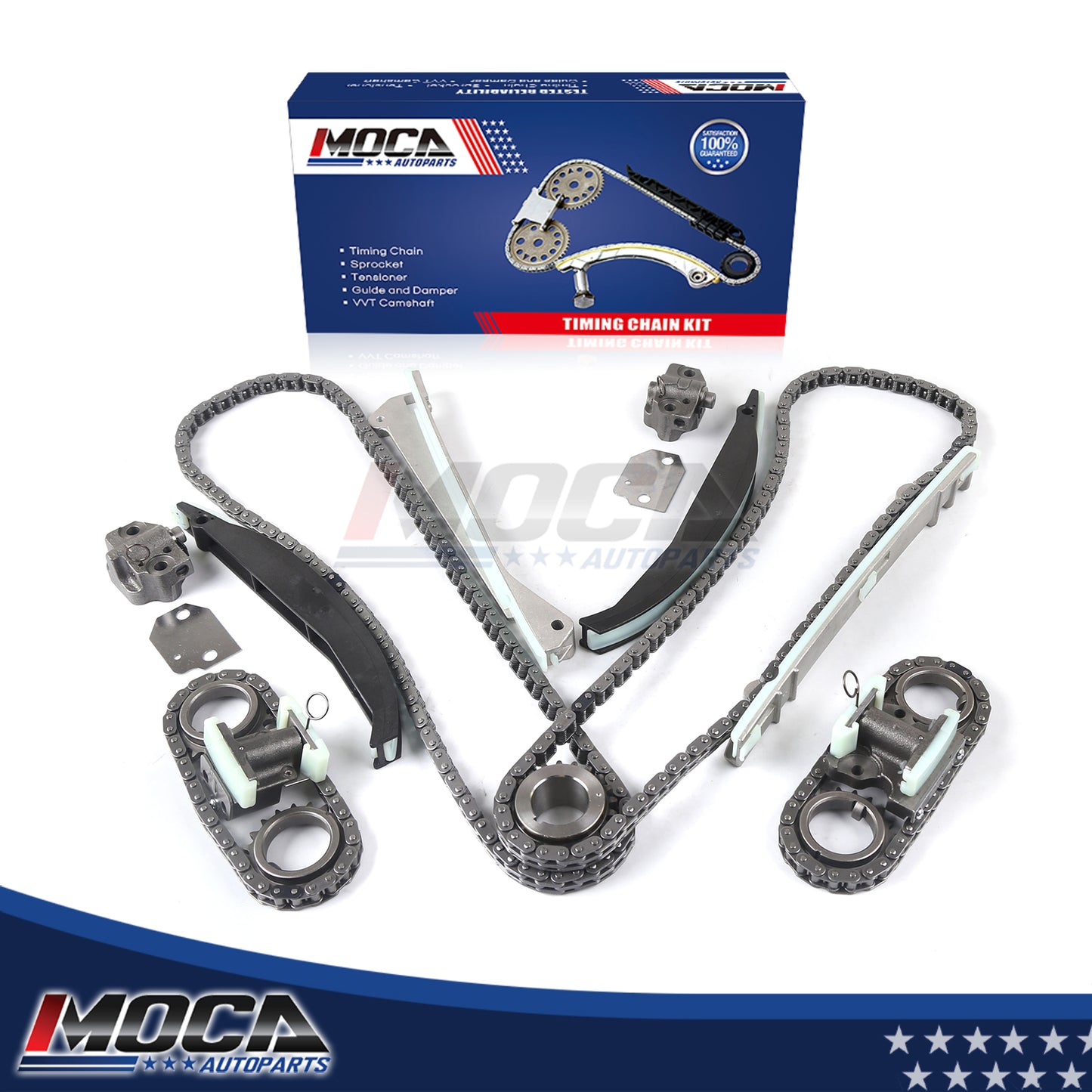 Kit de cadena de distribución compatible con Lincoln Navigator 5.4L V8 DOHC 99-04