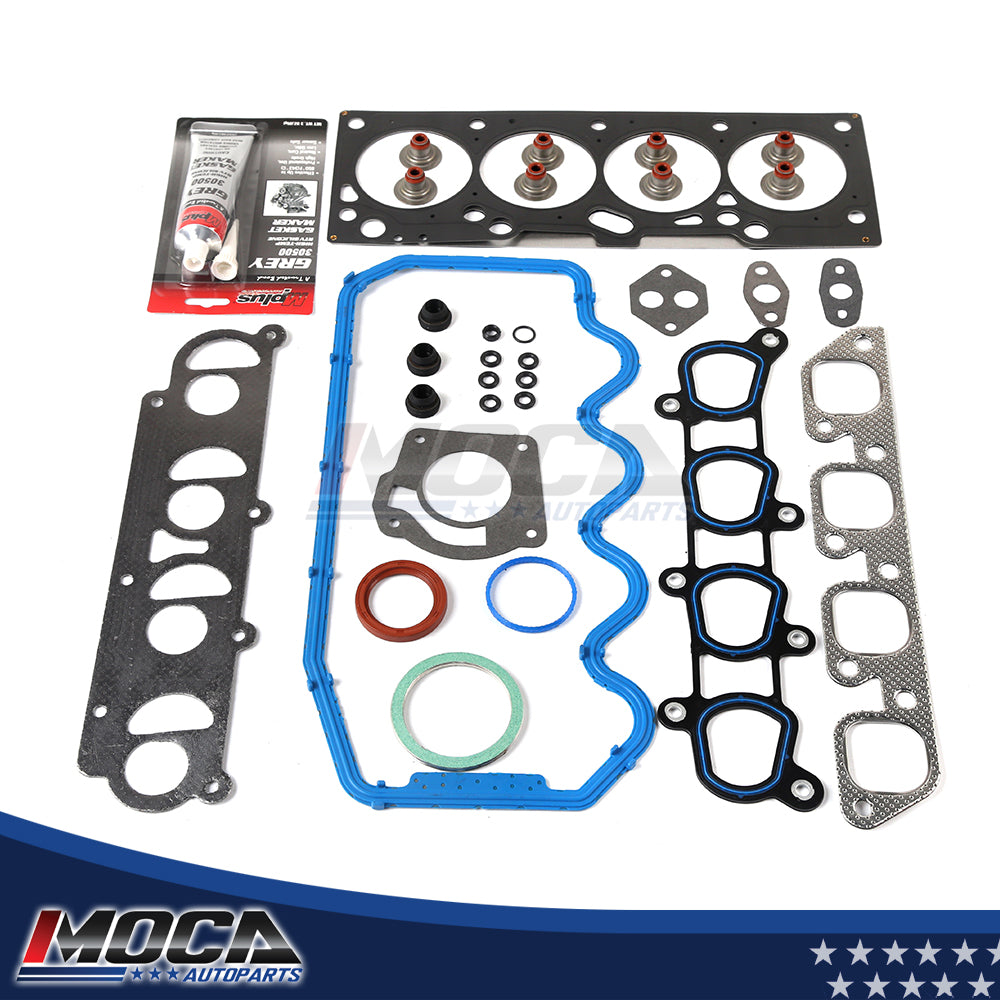 Juego de juntas de culata MLS compatible con Ford Focus LX SE 2.0L l4 SOHC 8V 2000-2004 Código VIN P