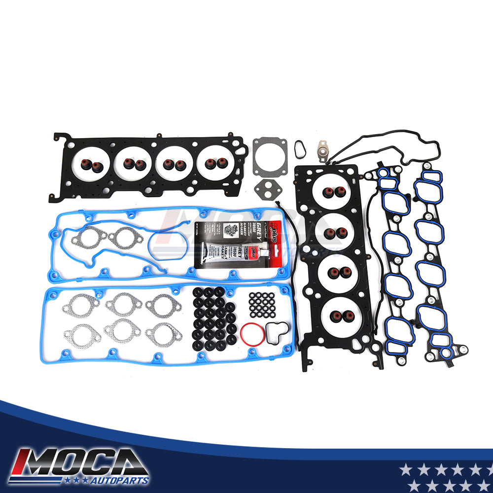 Juego de juntas de culata MLS compatible con Ford Explorer, Lincoln Town Car, Mercury 4.6L SOHC 02-08