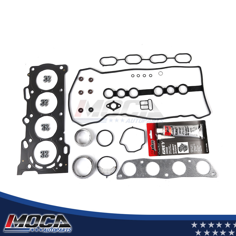 Juego de juntas de culata MLS compatible con Toyota Corolla Matrix Celica MR2 Prizm 1.8L 1ZZFE 98-08