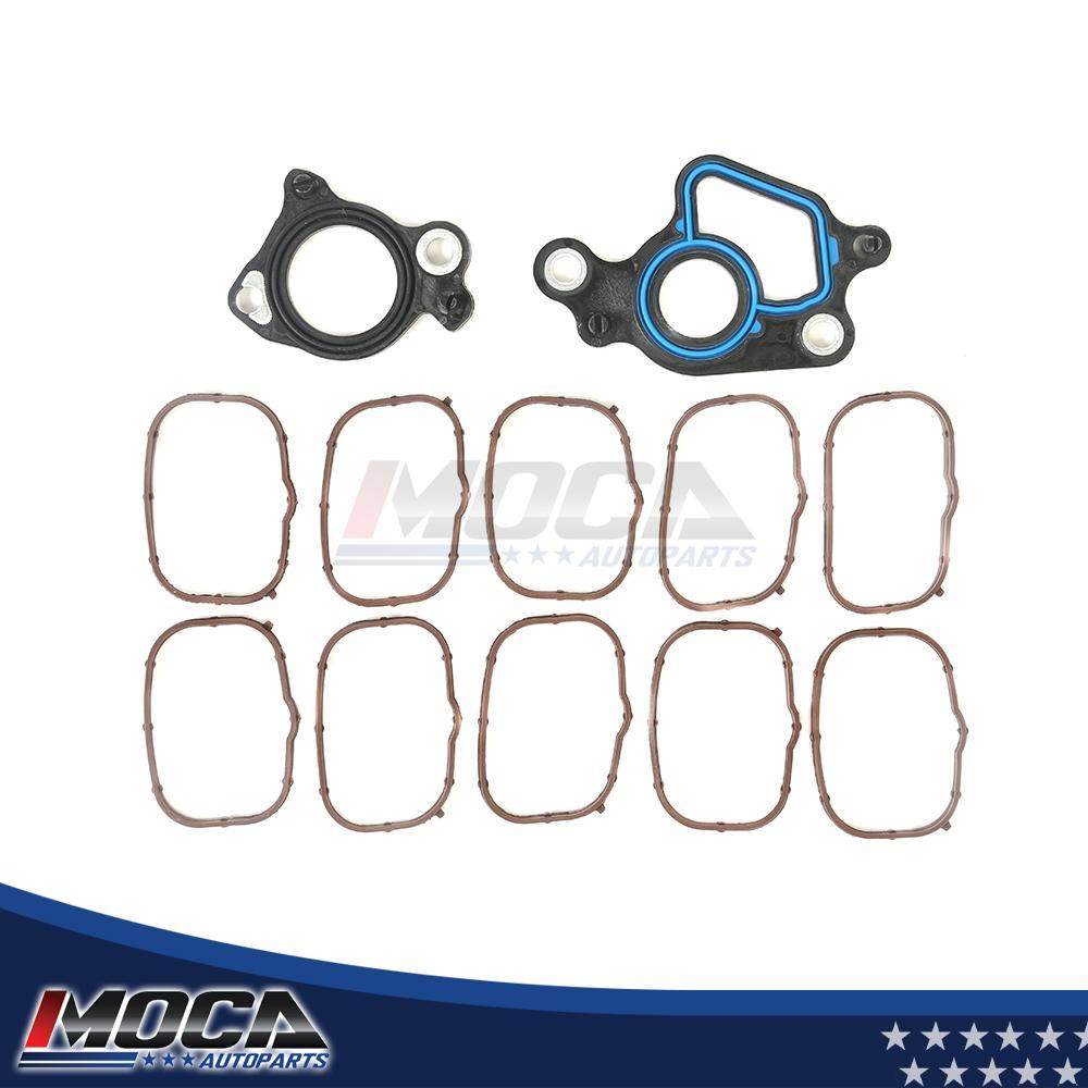 Juego de colector de admisión compatible con Ford F250, F350, F450 y F550 Super Duty 6.8L SOHC 30v (modelos 05-10)