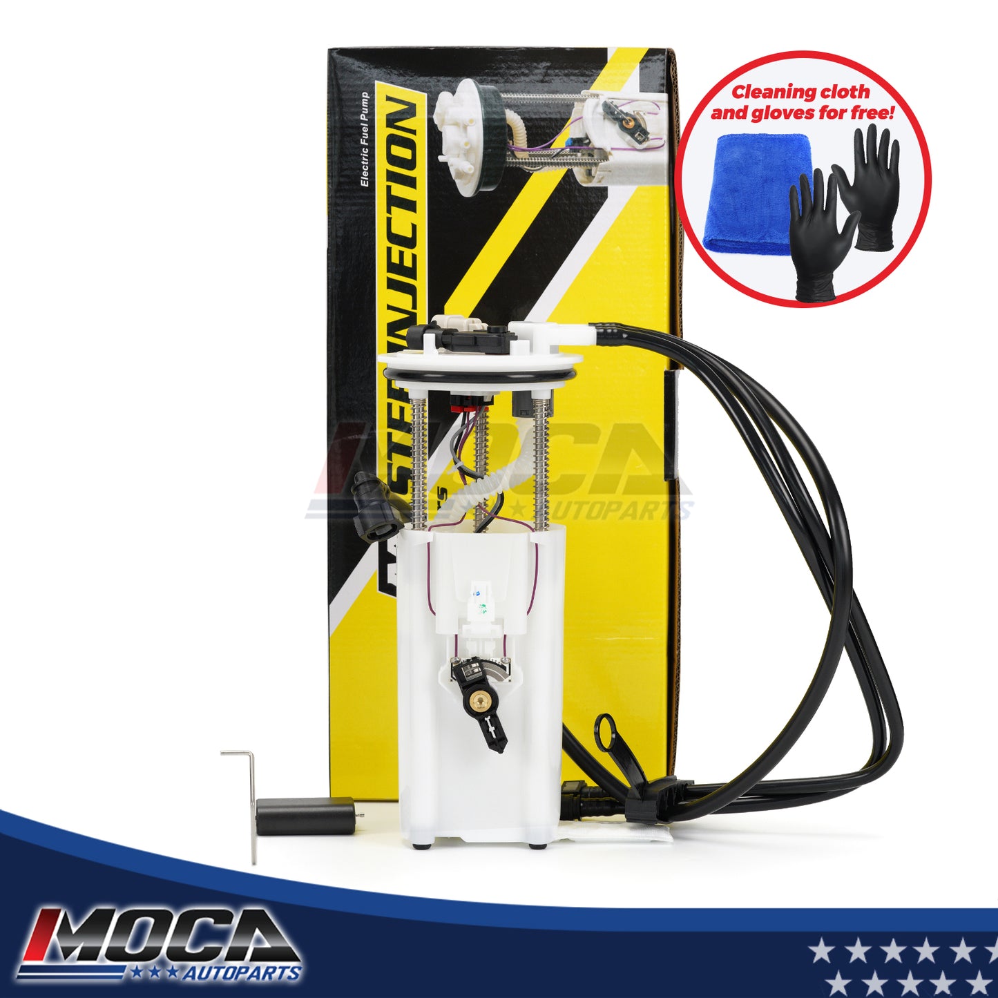 Conjunto de módulo de bomba de combustible eléctrica compatible con Buick Skylark 2.4L (98-96), Chevrolet Cavalier 2.2L (98-96), Oldsmobile Achieva 2.4L (98-96), Pontiac Grand Am 2.4L (98-96) y Pontiac Sunfire 2.2L (98-96)
