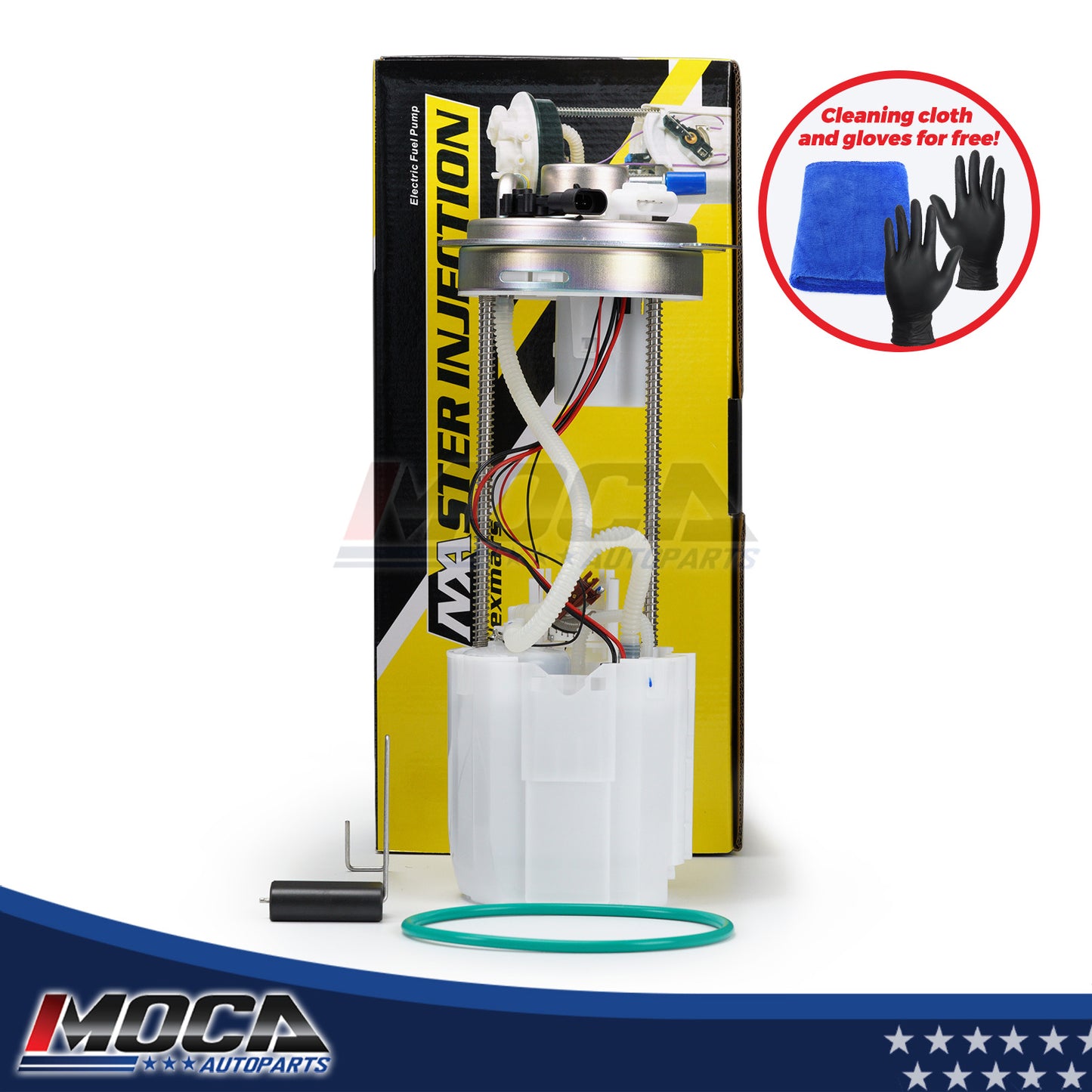 Conjunto de módulo de bomba de combustible eléctrica compatible con Chevrolet Express 2500 4.8L (08-04) y Chevrolet Express 3500 4.8L (08-04), GMC Savana 1500 4.3L (08-05) y GMC Savana 2500 4.8L (08-04)