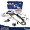 MOCA Timing Chain Kit Water Pump Set for 99-02 Suzuki Esteem 1.8L & 96-98 Suzuki Sidekick Sport JX JLX 1.8L & 02-03 Suzuki Aerio 2.0L