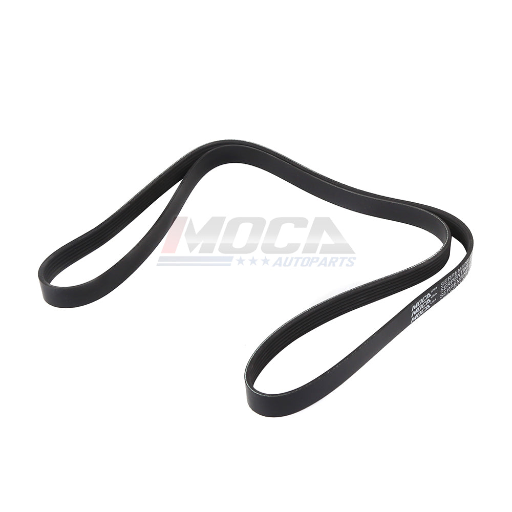 MOCA Serpentine Belt 6PK1735 for 92-93 Pontiac Trans Sport 3.1L & 92-93 Chevrolet Lumina APV 3.1L & 00-02 Audi S4 2.7L & 1997 BMW Z3 1.9L