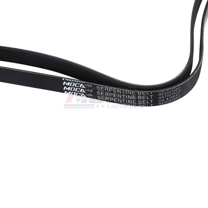 MOCA Serpentine Belt 6PK1630 for 1994-1996 Buick Roadmaster 5.7L & 1994 Cadillac Fleetwood 5.7L & 2017 Chevrolet Cruze 1.6L