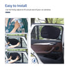 2 Pcs MOCA Car Side Window Sun Shades 12”x20”