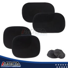 Parasoles laterales para ventanas de coche MOCA (paquete de 4) de 30 x 50 cm y 38 x 43 cm