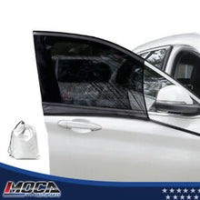 2 parasoles para ventanas laterales delanteras de coche MOCA de 22" x 50"