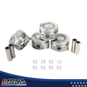 Juego de pistones MOCA para Toyota 4Runner 2.4L 1985-1995 y Toyota Celica 1985 2.4L y Toyota Pickup 1985-1995 2.4L