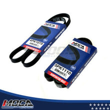 2 correas serpentinas MOCA para Honda Accord 2.2L 1990-1993.