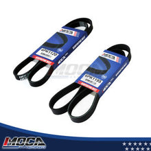 2 correas serpentinas MOCA para Acura MDX 3.5L (2001-2002) y Honda Pilot 3.5L (2003-2004)