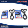 2PCS MOCA Serpentine Belt for 1990-1991 Acura Integra 1.8L