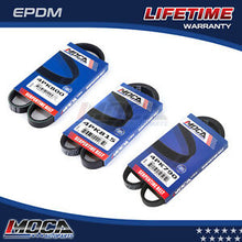 3 correas serpentinas MOCA para Honda Civic del Sol 1.5L, 1.6L y 1.5L de 1993