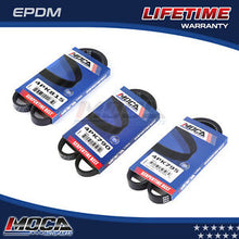 3 correas serpentinas MOCA para Honda Civic 1.5L y 1.6L de 1992