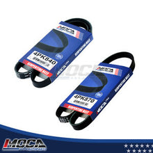 2 correas serpentinas MOCA para Toyota MR2 2.0L (1991-1995)