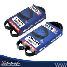 2 correas serpentinas MOCA para Toyota MR2 2.2L (1991-1995)