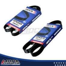 2 correas serpentinas MOCA para Subaru Legacy 2.2L 2.5L (1992-2009) y Subaru Outback 2.5L (2005-2009)