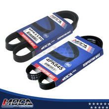 2 correas serpentinas MOCA para Nissan Sentra 2.0L (2000-2001)