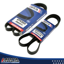 2 correas serpentinas MOCA para Nissan Altima 2.4L (1998-2001)