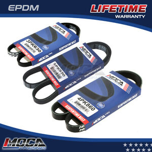 Correa serpentina MOCA de 3 piezas para Toyota Celica 1.8L (1994-1997)