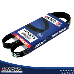 Correa serpentina MOCA 4PK945 para INFINITI FX35 03-08 3.5L y 06-08 INFINITI M35 3.5L y 04-07 INFINITI G35 3.5L y 03-06 Nissan 350Z 3.5L