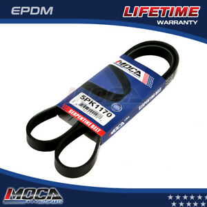 Correa serpentina MOCA 5PK1170 para Ford Probe 2.0L (93-97) y Mazda Protege 2.0L (01-03), Oldsmobile Cutlass Supreme 2.3L (90-91) y Pontiac Grand Prix 2.3L (90-91)