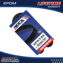 Correa serpentina MOCA 4PK735 para Subaru Justy 1.2L 1989-1995
