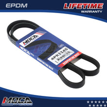 Correa serpentina MOCA 4PK1145 para Chevrolet Celebrity 85-86 2.8L y Honda Accord 2.7L 96-97 y Toyota 4Runner 88-91 2.4L y Toyota Pickup 88-91 2.4L