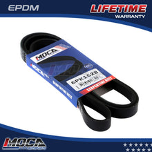 Correa serpentina MOCA 6PK1628 para Buick Roadmaster 5.7L (1994-1996), Cadillac Fleetwood 5.7L (1994) y Chevrolet Cruze 1.6L (2017)