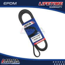 Correa serpentina MOCA 6PK1580 para Ford Contour 2.5L 1996-2000 y Mercury Cougar 2.5L 1999-2000
