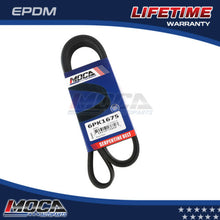 Correa serpentina MOCA 6PK1675 para Lexus RC300 2.0L 2019 y Lexus IS300 2.0L 2019 y Lexus GS300 2.0L 2019