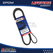 Correa serpentina MOCA 6PK1695 para Toyota MR2 Spyder 00-05 1.8L y Kia Cadenza 14-16 3.3L y Hyundai Santa Fe 05-06 2.7L y BMW X5 3.0L 14-17