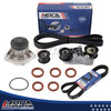 MOCA Timing Belt Water Pump Serpentine Belt Set for 1997-1999 Cadillac Catera 3.0L & 1999 Saab 9-5 3.0L