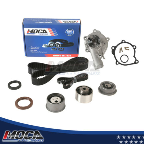 MOCA Timing Belt Kit Water Pump Set for 93-94 Plymouth Colt 2.4L & 93-94 Mitsubishi Expo LRV 2.4L & 93-95 Mitsubishi Expo 2.4L